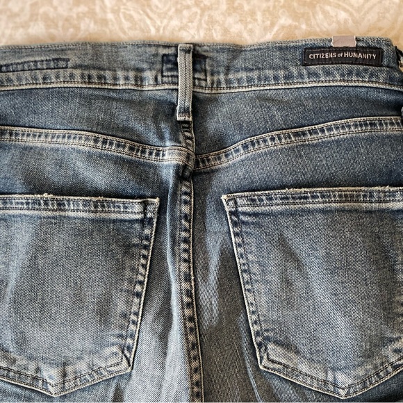 Citizens of Humanity LA denim jeans 25 rocket crop high rise skinny - Picture 8 of 10